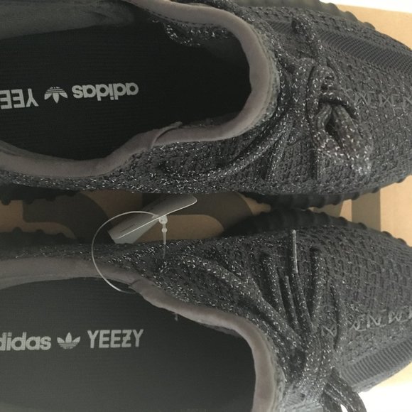 adidas Yeezy Boost 350 V2 Static Black (Reflective - Picture 4 of 8